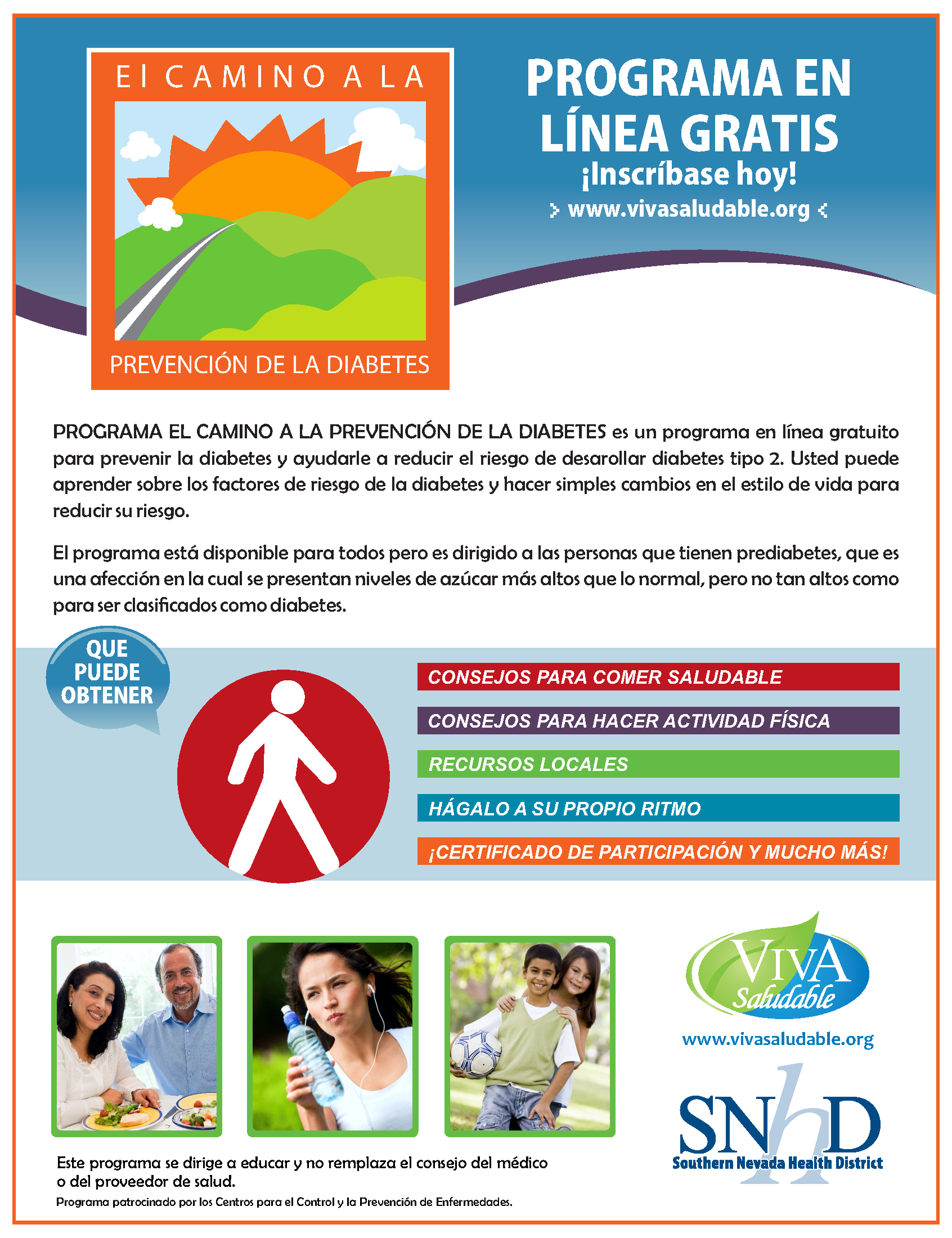 Diabetes Prevention Flyer Spanish Rev2